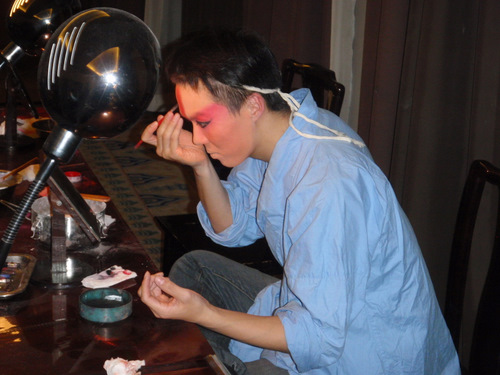 Makeup Application.